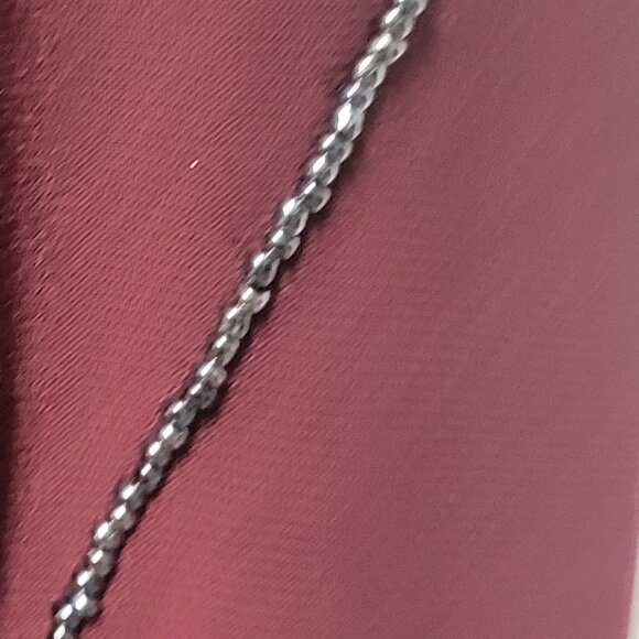 Black Figure Hugging Skirt with Sequin Beaded Accent Midi Skirt - Picture 2 of 5